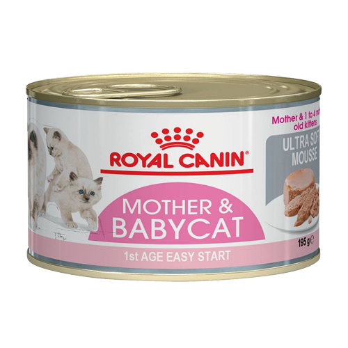 بسته کنسرو غذای گربه مادر و نوزاد رویال کنین Royal Canin Pack Mother & Baby مجموعه 3 عددی